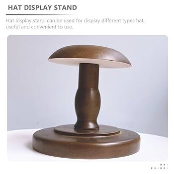Amazon.com: Veemoon Wood Hat Display Stand, Vintage Hat